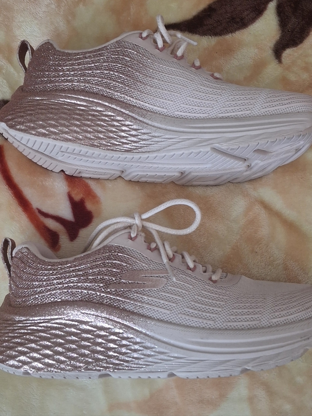 Skechers Cushioning Elite 2.0 Women's Pink and Rose Gold Athletic Sneakers